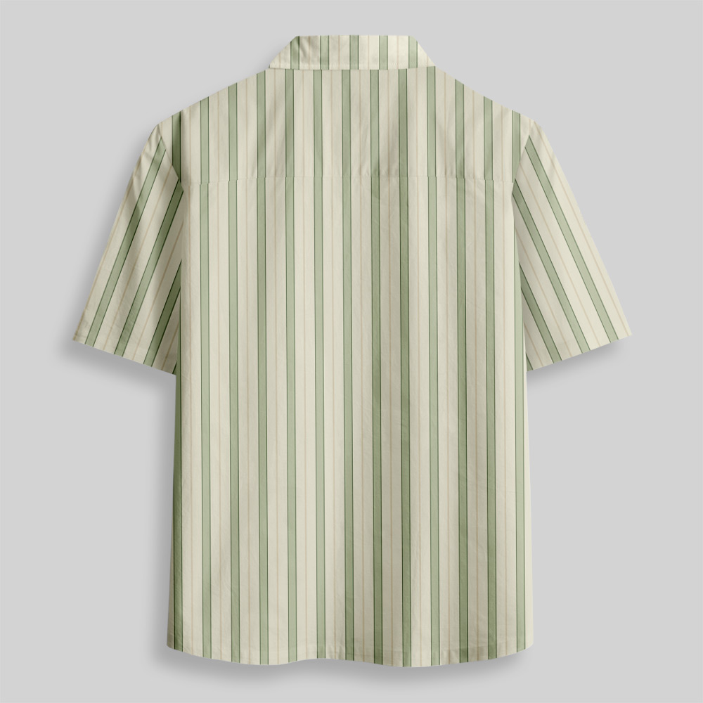 Cassell’s Vintage Stripe Button Up Pocket Shirt