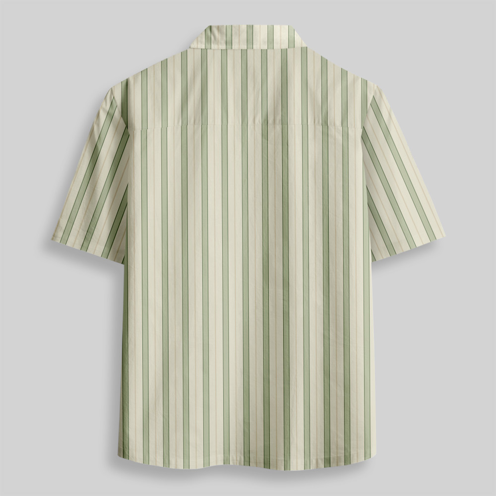 Cassell’s Vintage Stripe Button Up Pocket Shirt
