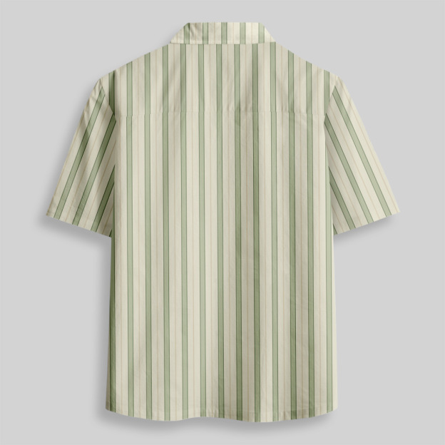 Cassell’s Vintage Stripe Button Up Pocket Shirt