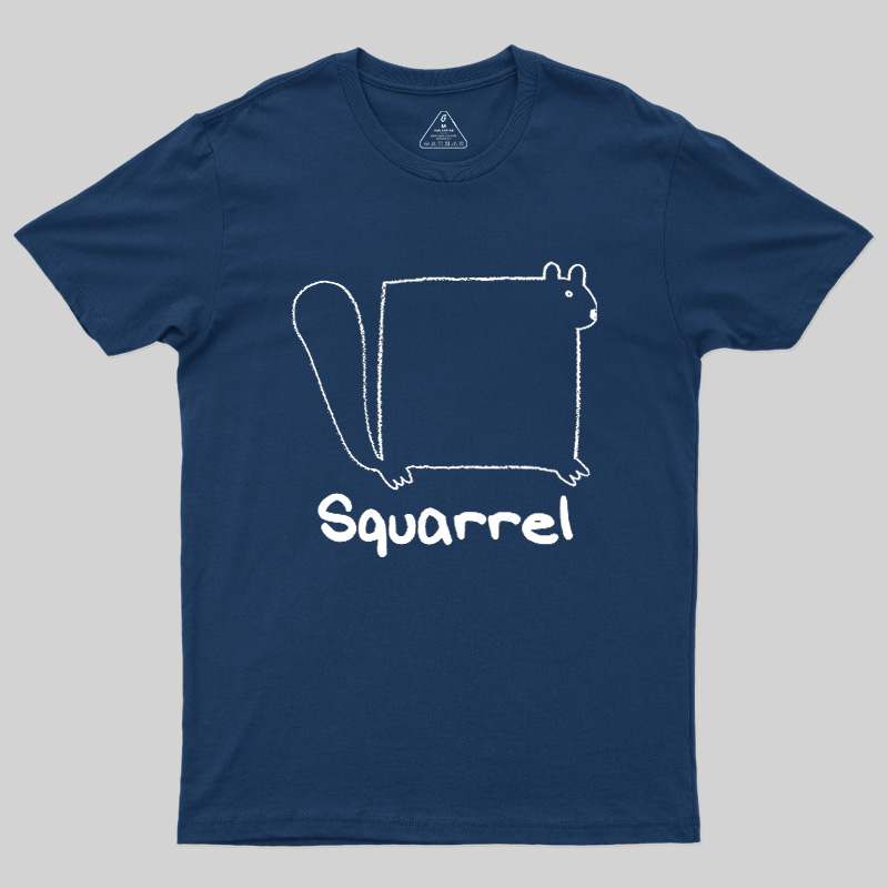Funny Squarrel Squirrel Meme Geek T-Shirt