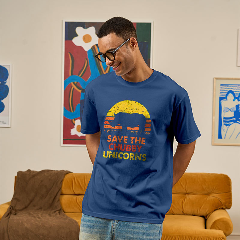 Save The Chubby Unicorns Geek T-Shirt