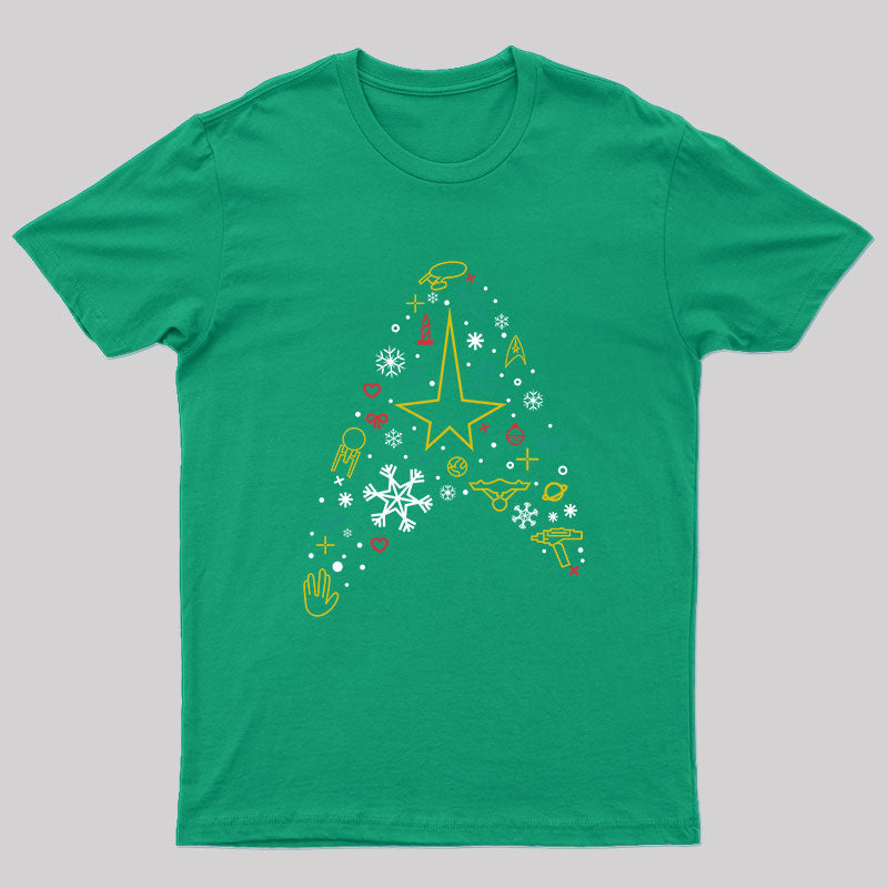 Christmas Spaceship T-Shirt