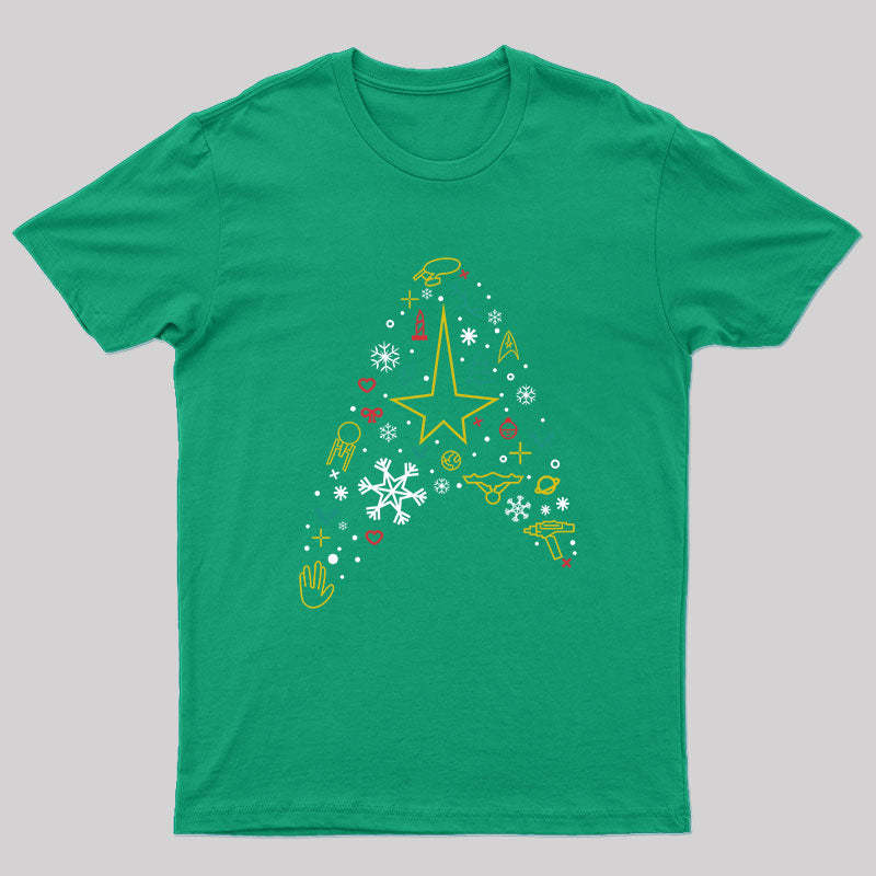 Christmas Spaceship T-Shirt