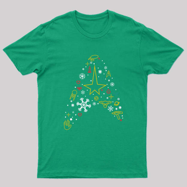 Christmas Spaceship T-Shirt