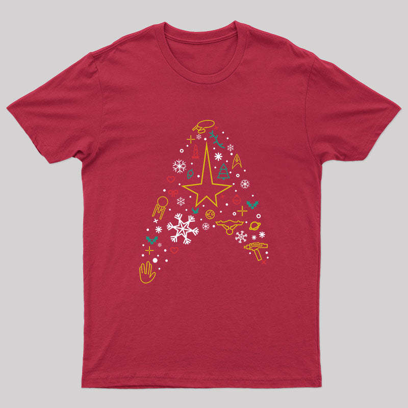 Christmas Spaceship T-Shirt