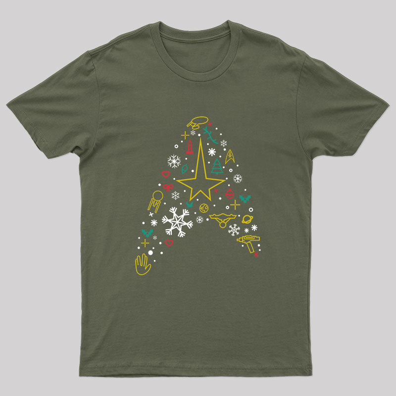 Christmas Spaceship T-Shirt