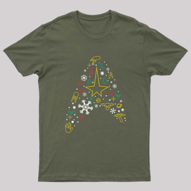 Christmas Spaceship T-Shirt