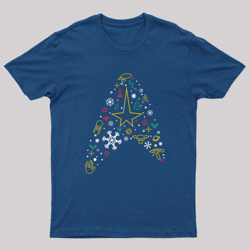 Christmas Spaceship T-Shirt