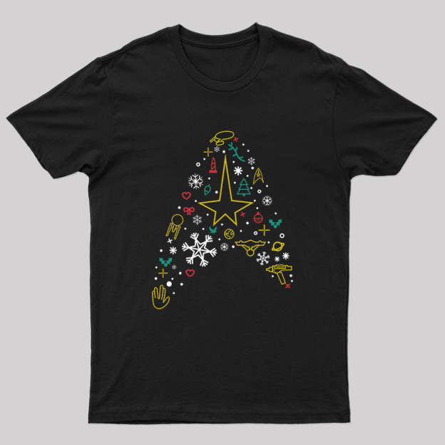 Christmas Spaceship T-Shirt