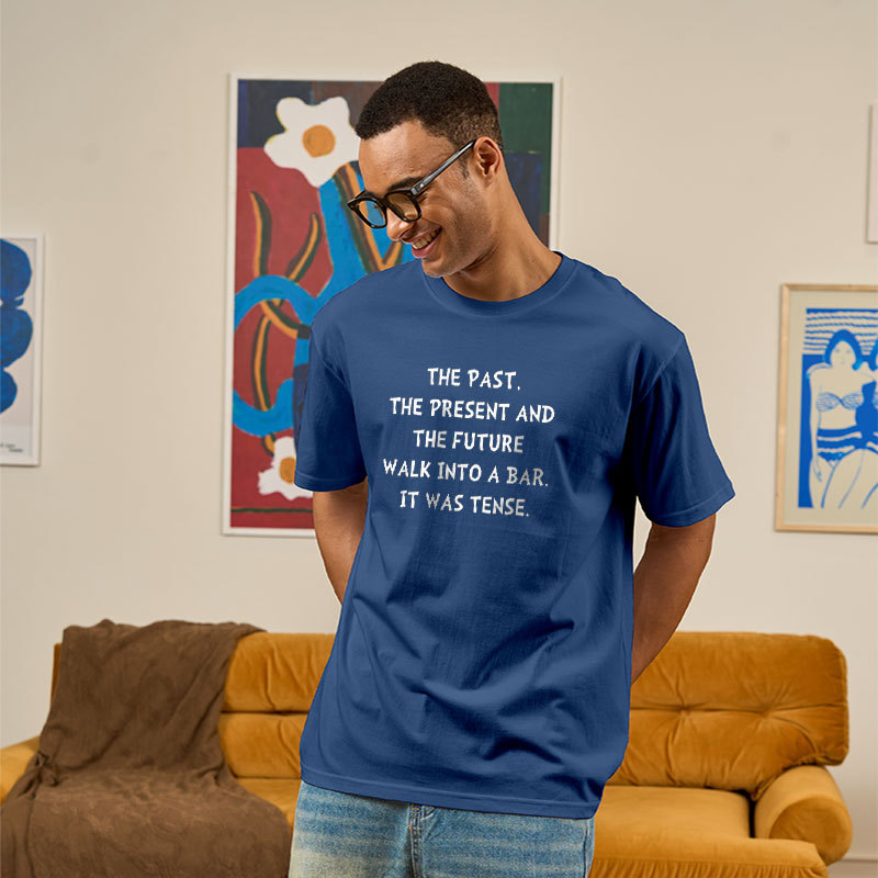 Tense Walk Into Bar Geek T-Shirt