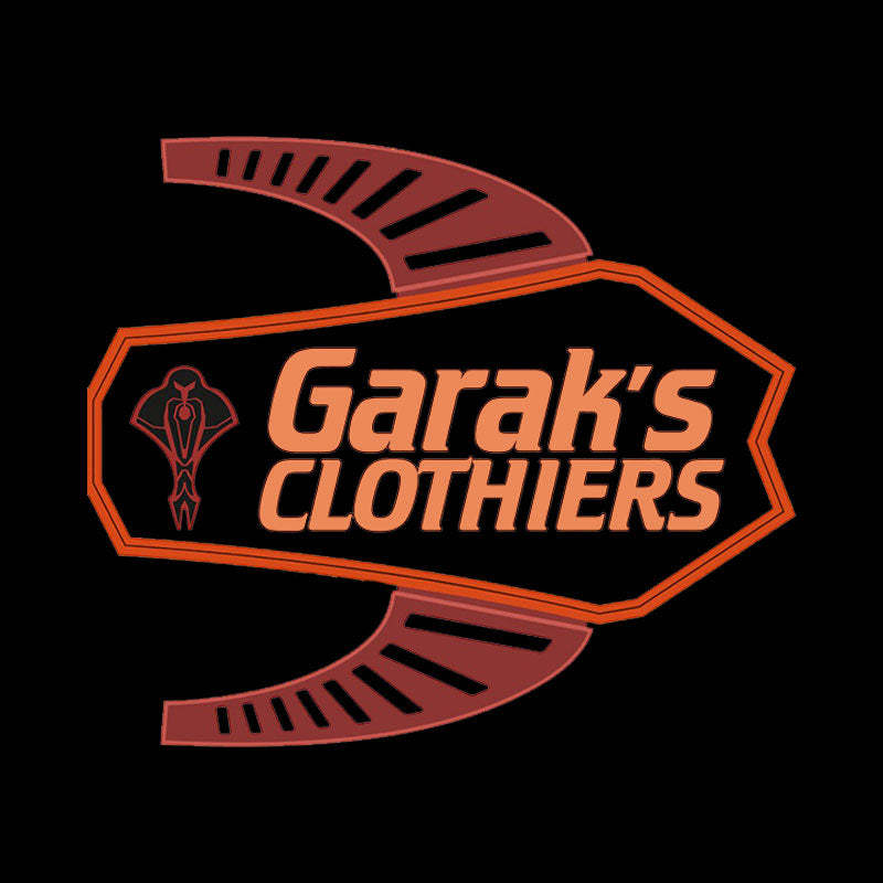 Deep Space Nine Garak's Clothiers Logo Geek T-Shirt