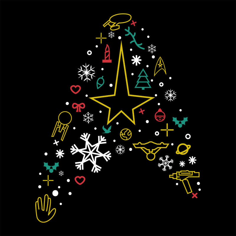Christmas Spaceship T-Shirt