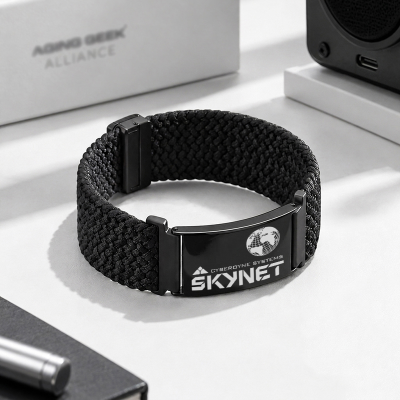 Cyberdyne Systems Skynet Geek Braided Steel Bracelet