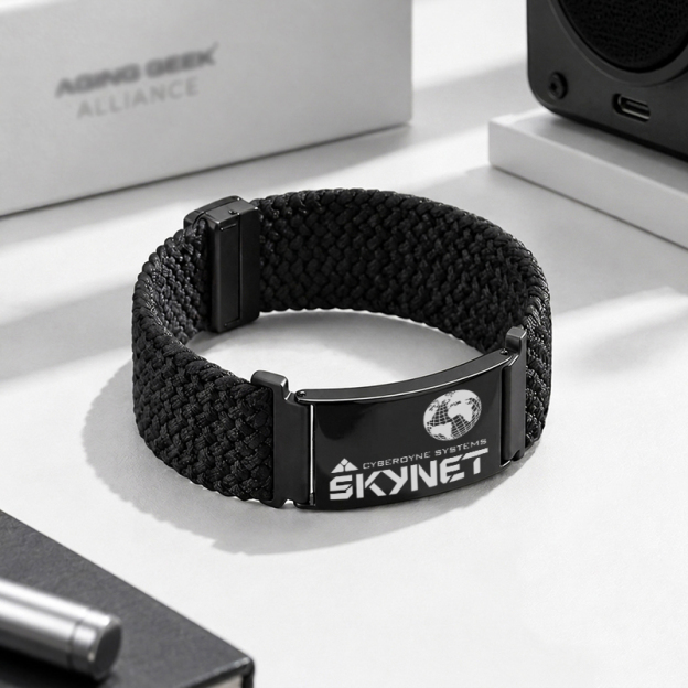 Cyberdyne Systems Skynet Geek Braided Steel Bracelet