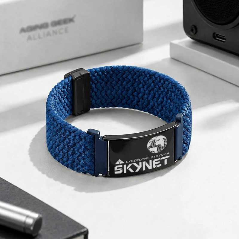 Cyberdyne Systems Skynet Geek Braided Steel Bracelet