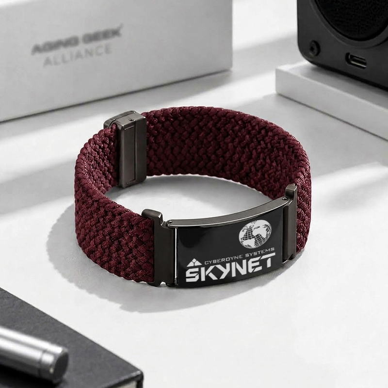 Cyberdyne Systems Skynet Geek Braided Steel Bracelet