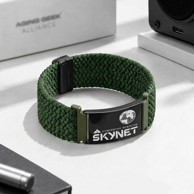 Cyberdyne Systems Skynet Geek Braided Steel Bracelet