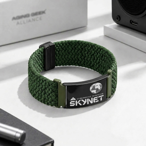 Cyberdyne Systems Skynet Geek Braided Steel Bracelet