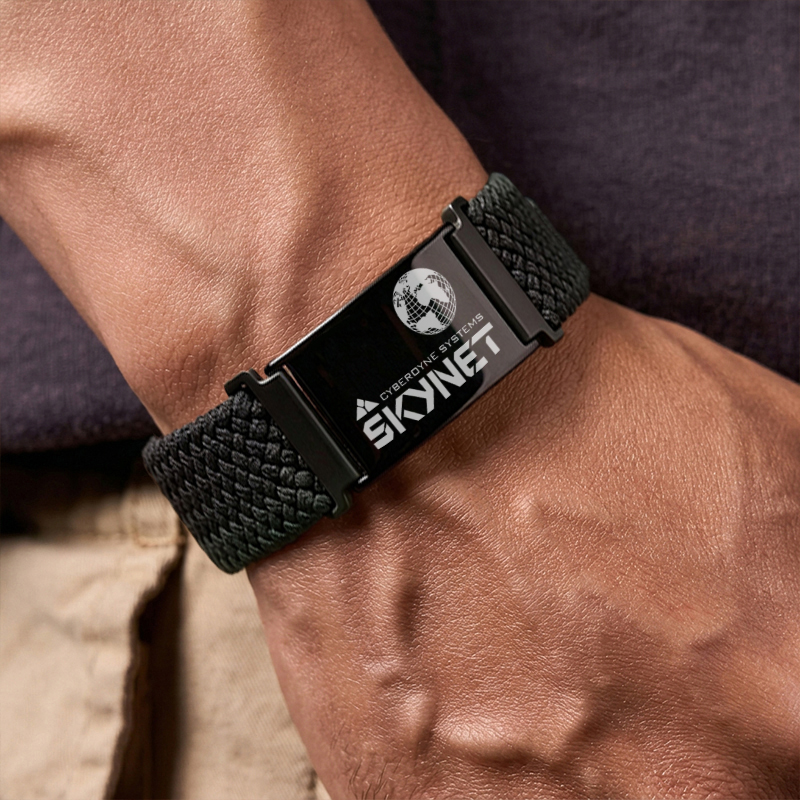 Cyberdyne Systems Skynet Geek Braided Steel Bracelet