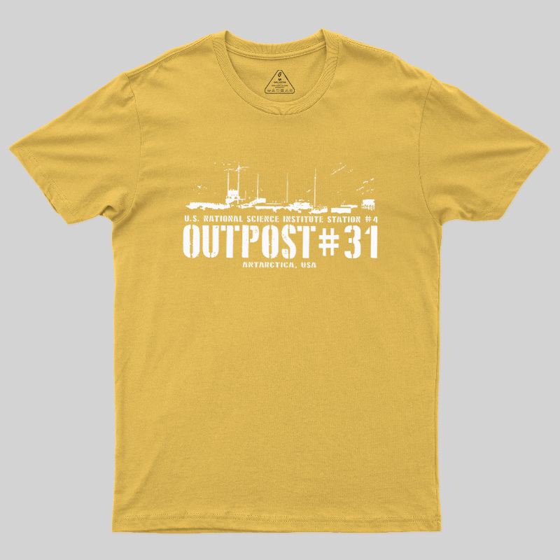 Antarctic Research Station Outpost 31 Style Geek T-Shirt