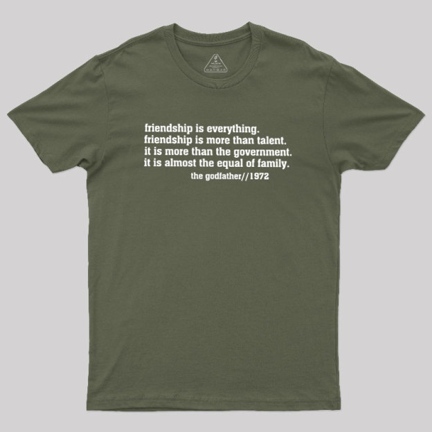The Godfather quote Geek T-Shirt