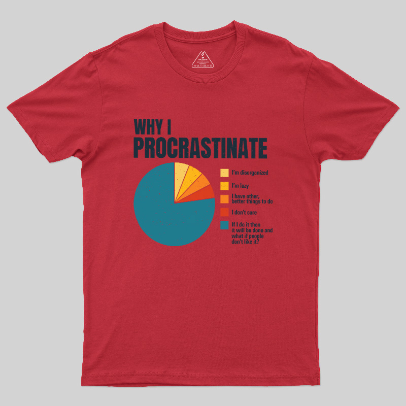 Why I Procrastinate Geek T-Shirt