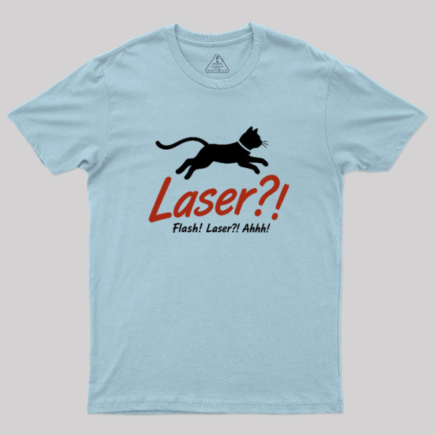 Flash Laser Ahhh Geek T-Shirt
