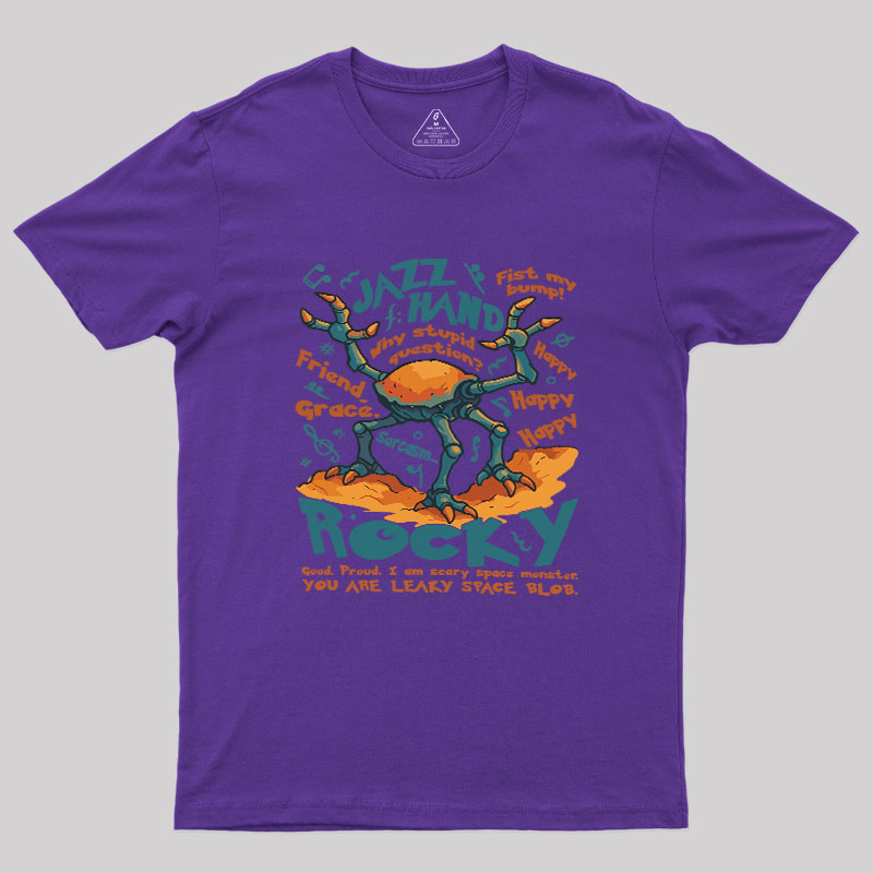Rocky Jazz Hand Geek T-Shirt
