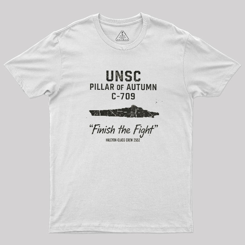 UNSC PILLAR OF AUTUMN C-709 Geek T-Shirt