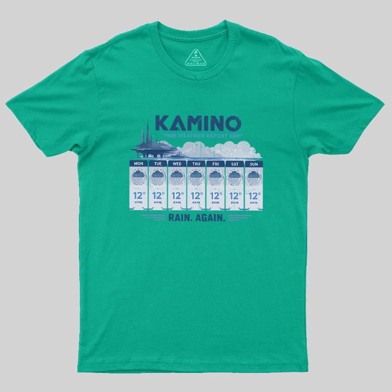 Kamino Rain Report Geek T-Shirt