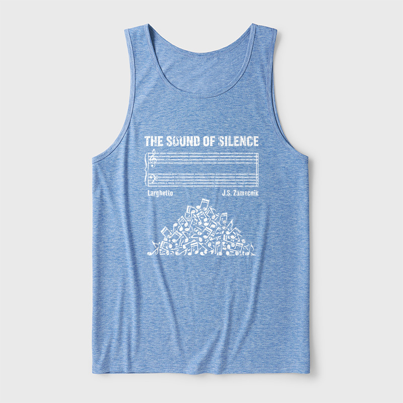 The Sound Of Silence Music Sheets Ultra Soft Heather Tank