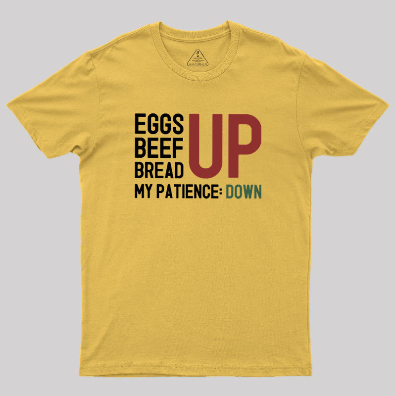 Inflation Frustration Geek T-Shirt