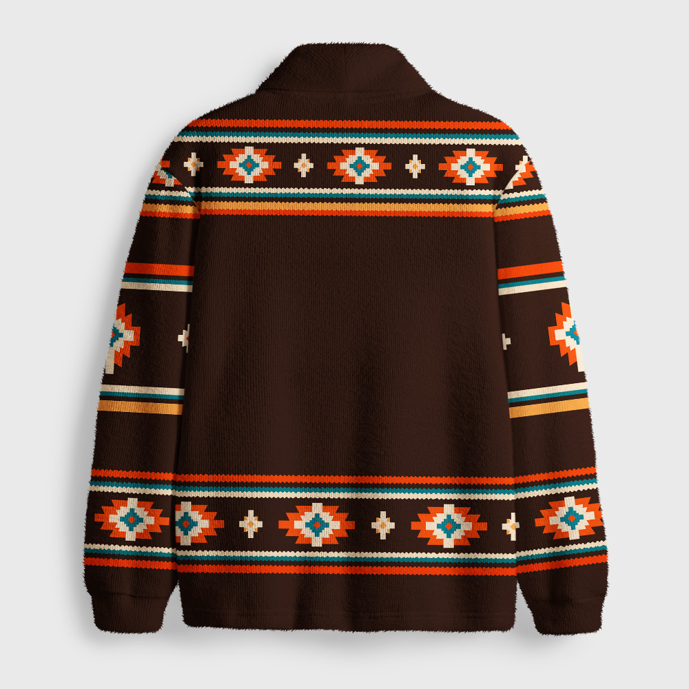 What A Difference A Dave Makes Retro Geek Shawl Collar Cardigan