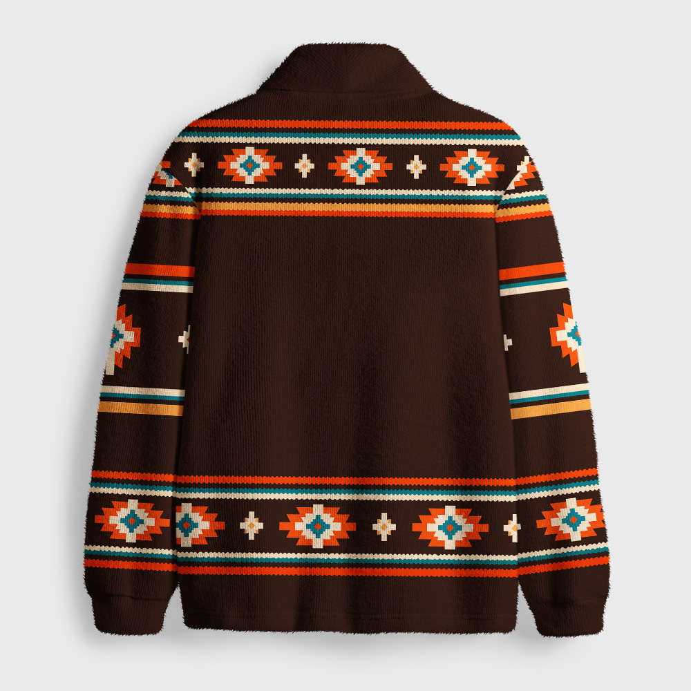 What A Difference A Dave Makes Retro Geek Shawl Collar Cardigan