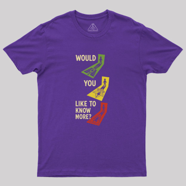 Would You Like To Know More Geek T-Shirt