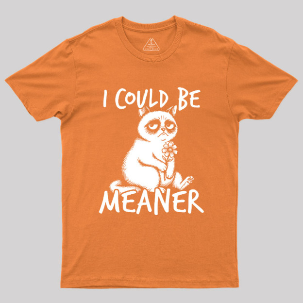 I Could Be Meaner Geek T-Shirt