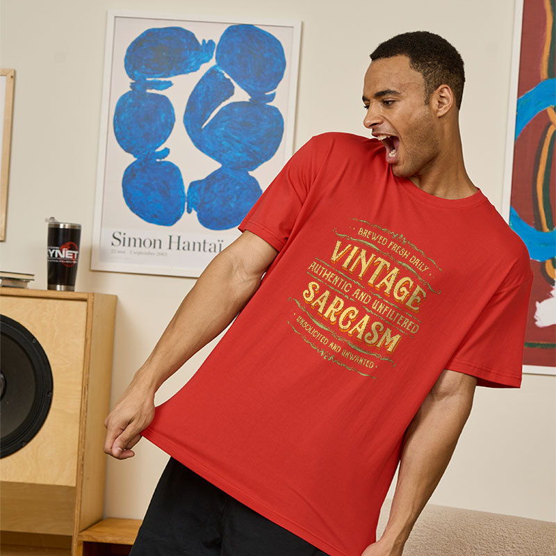 Vintage Authentic And Unfiltered Sarcasm Geek T-Shirt