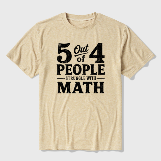 Struggle With Math Ultra Soft Heather Tee