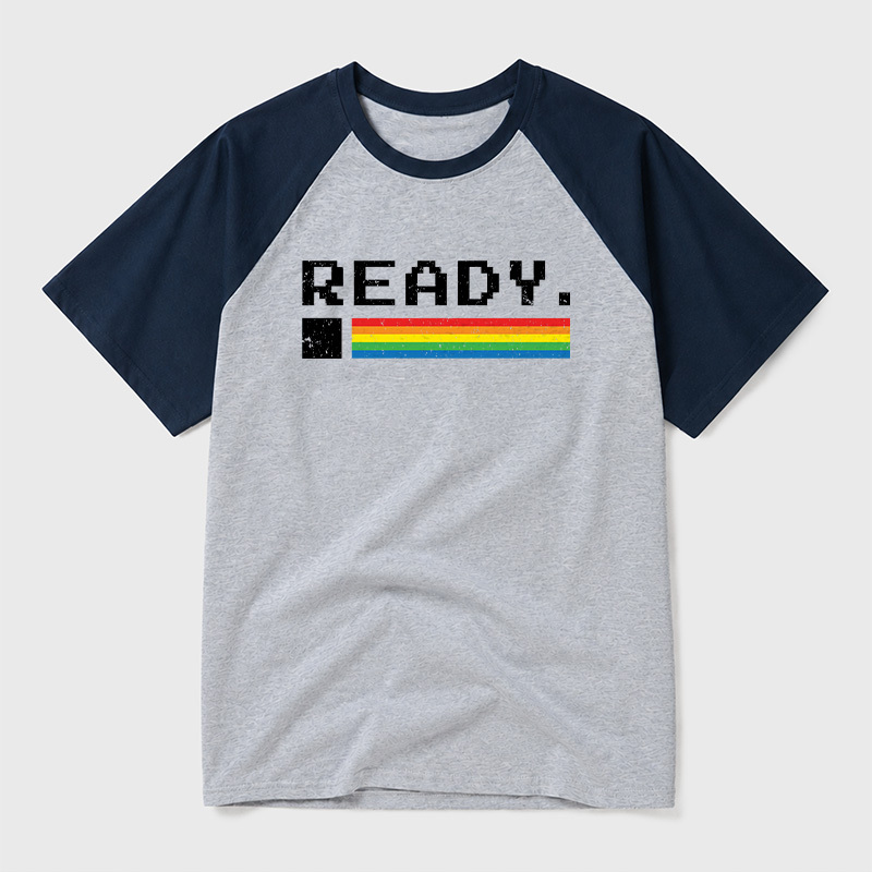 Commodore 64 Ready Raglan T-shirt