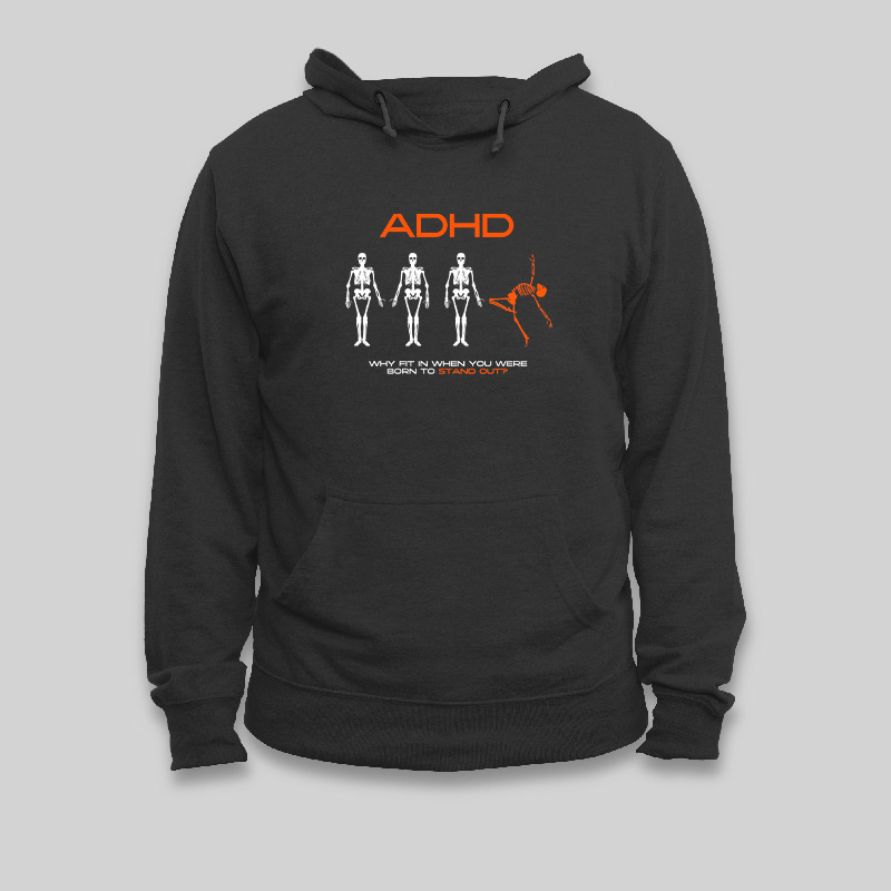 ADHD AWARENESS Geek Hoodie