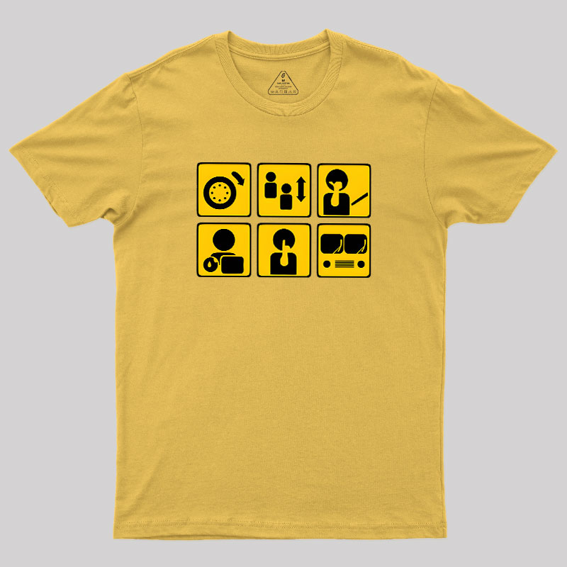 People On The Bus Geek T-Shirt
