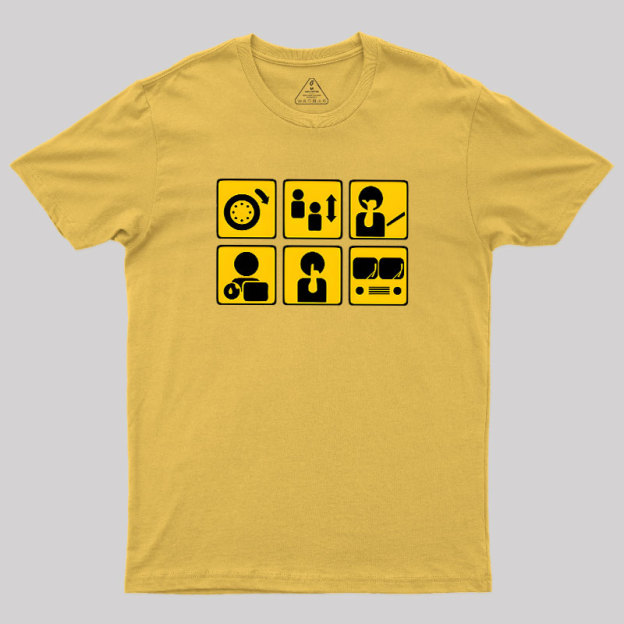 People On The Bus Geek T-Shirt
