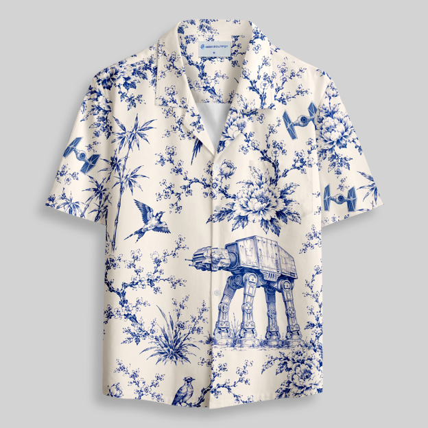 Porcelain Patrol Button Up Pocket Shirt
