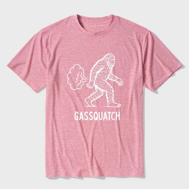 Gassquatch Funny Bigfoot Ultra Soft Heather Tee