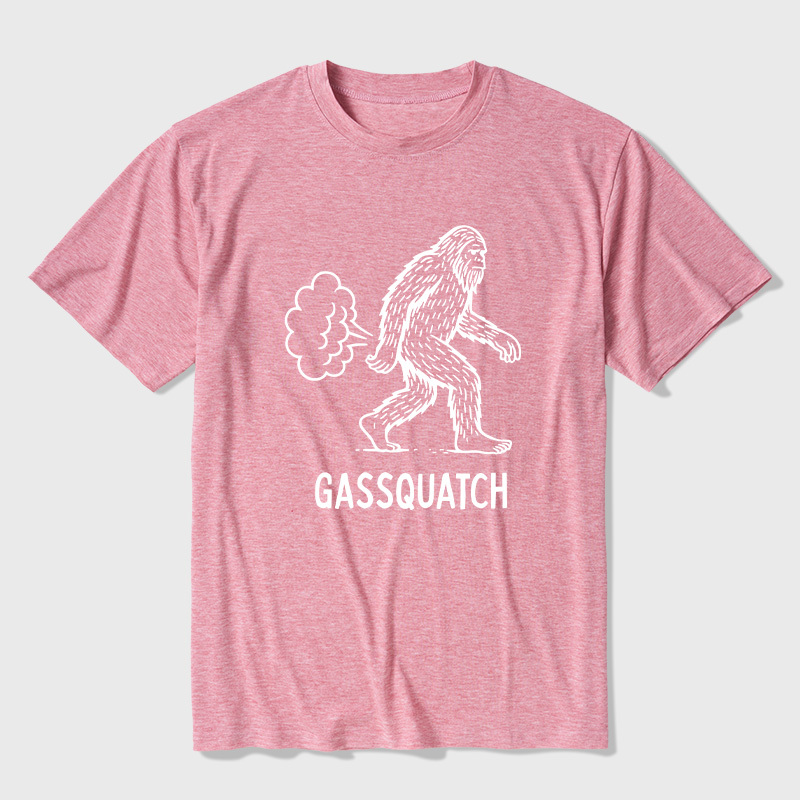 Gassquatch Funny Bigfoot Ultra Soft Heather Tee