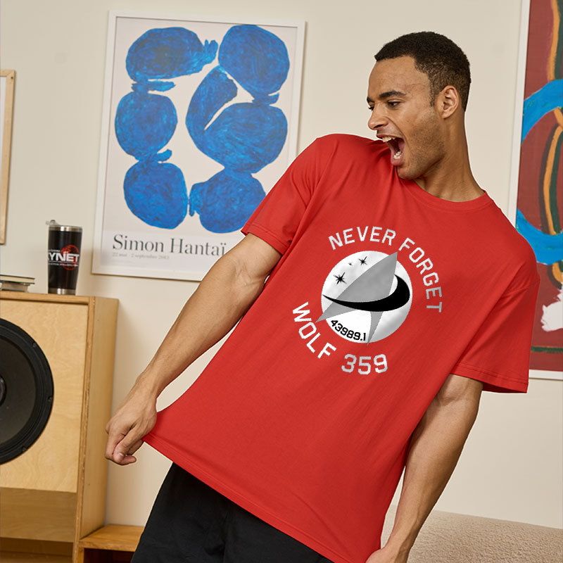Never Forget Wolf 359 Geek T-Shirt