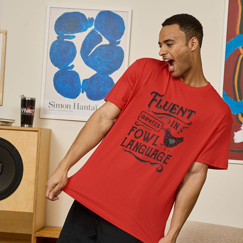 Fluent In Fowl Language Geek T-Shirt