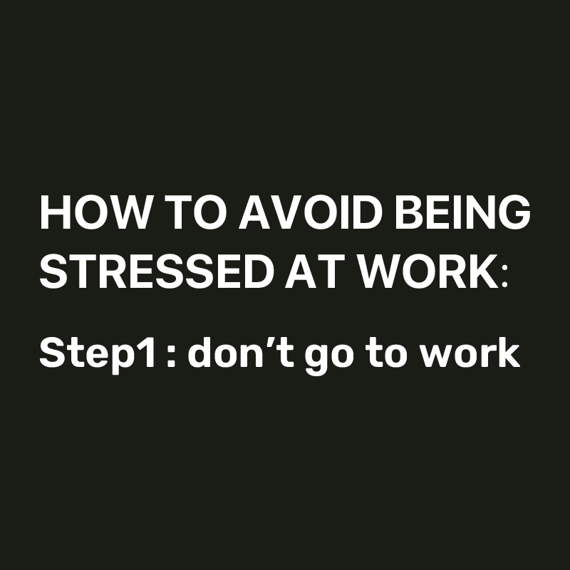 How To Avoid Being Stressed At Work Geek T-Shirt
