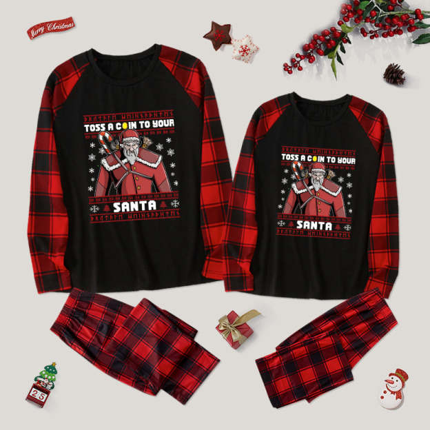 Witcher Santa Claus Ugly Couple Pajama Set