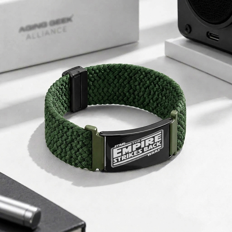 The Empire Strikes Back Geek Braided Steel Bracelet